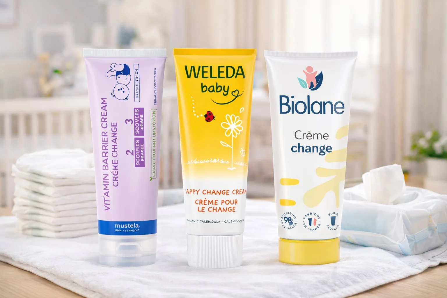 Meilleure crème de change bébé : comparatif 2026