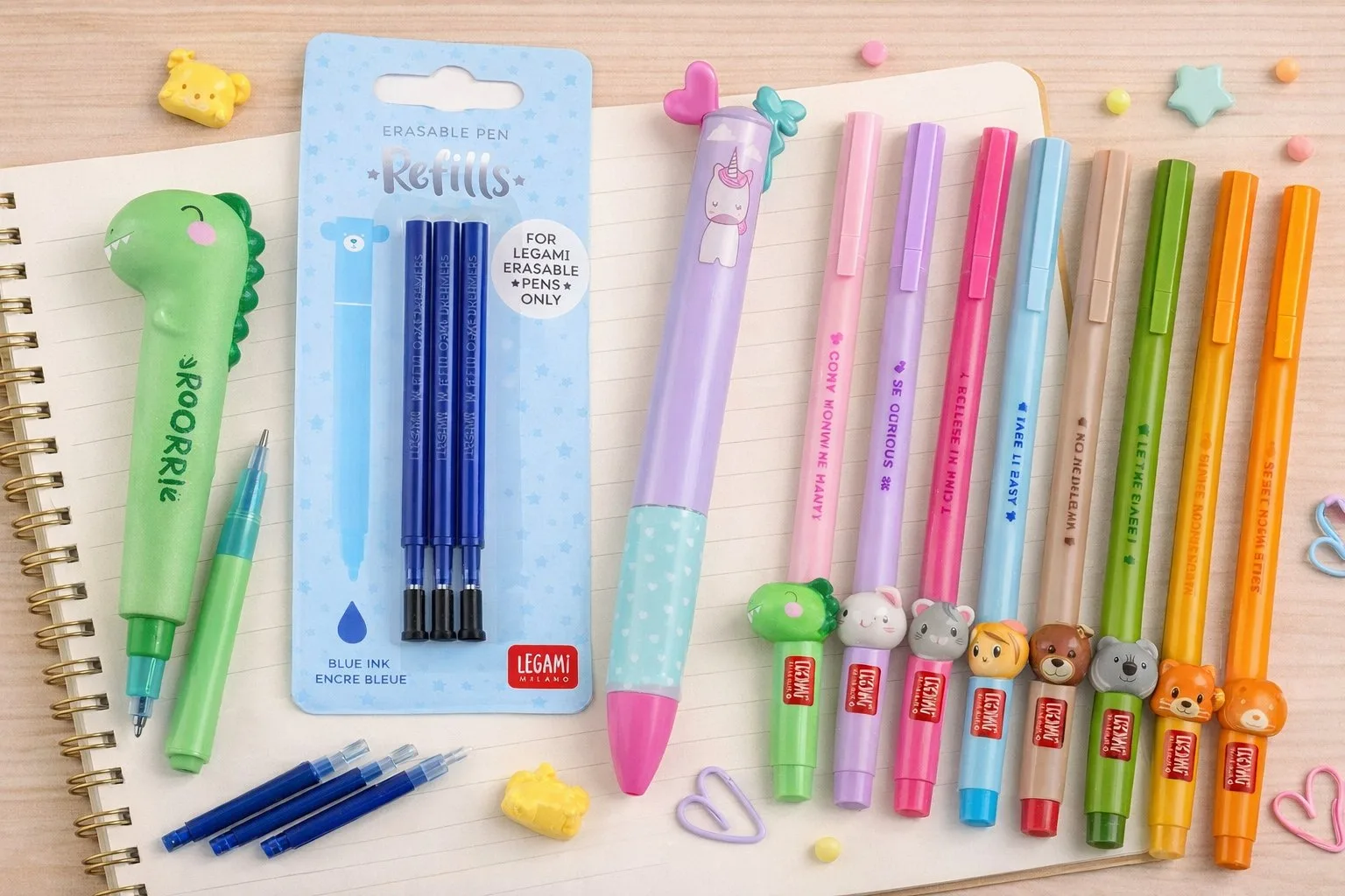 Stylos Legami : tous les modèles, collections et nouveautés 2026