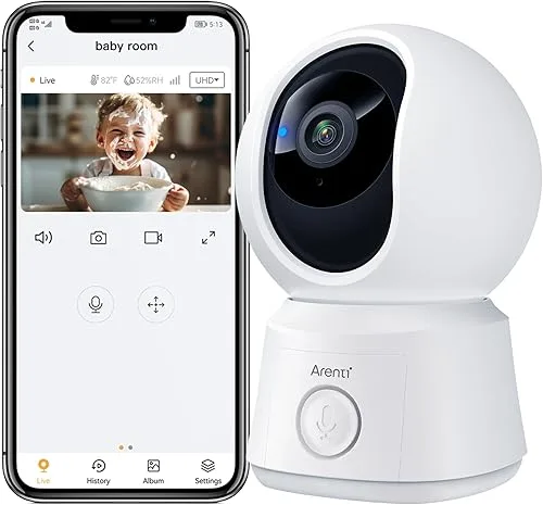 ARENTI Babyphone WiFi à 49 € : la caméra bébé connectée qui monte en flèche sur Amazon