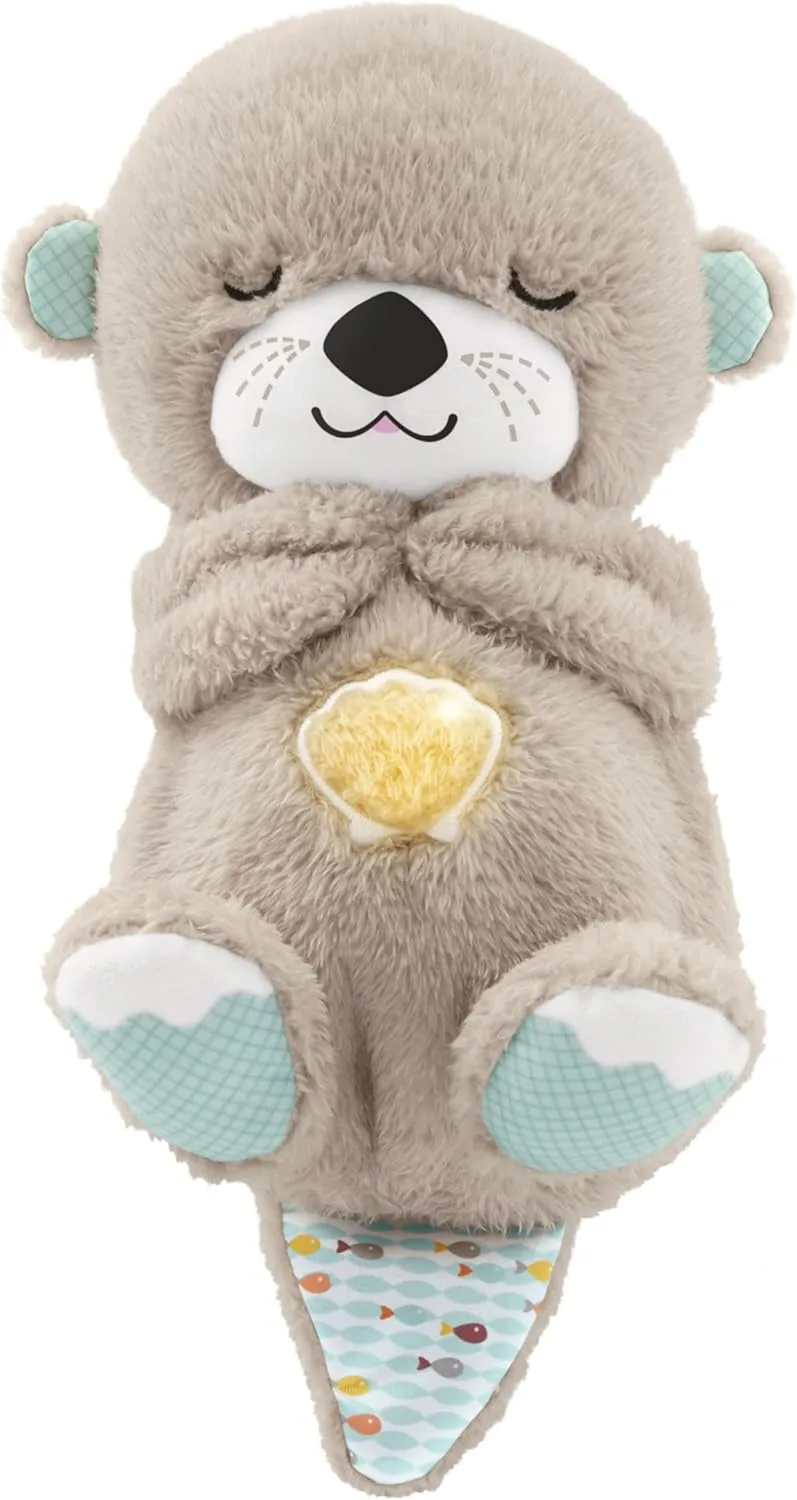 Veilleuse peluche bébé Fisher-Price Loutre Câlins Bonne Nuit cadeau Pâques