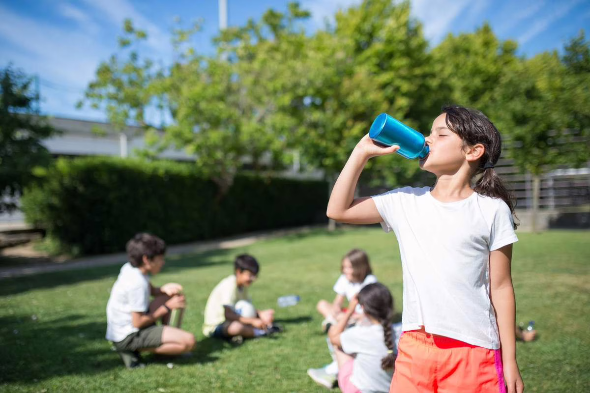 Gourde de l&rsquo;enfant : ce que le plastique chauffé au soleil peut libérer