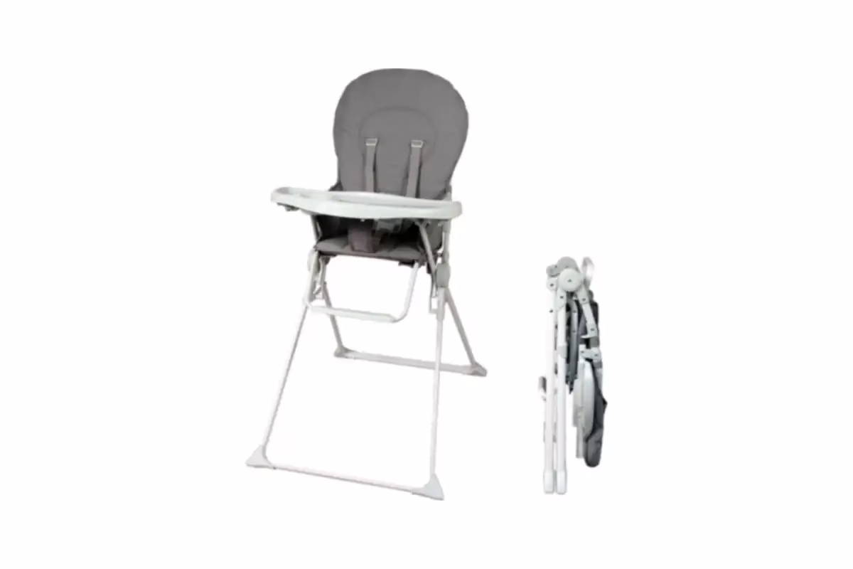 chaise haute bébé Bambisol pliable ultra compacte gain de place