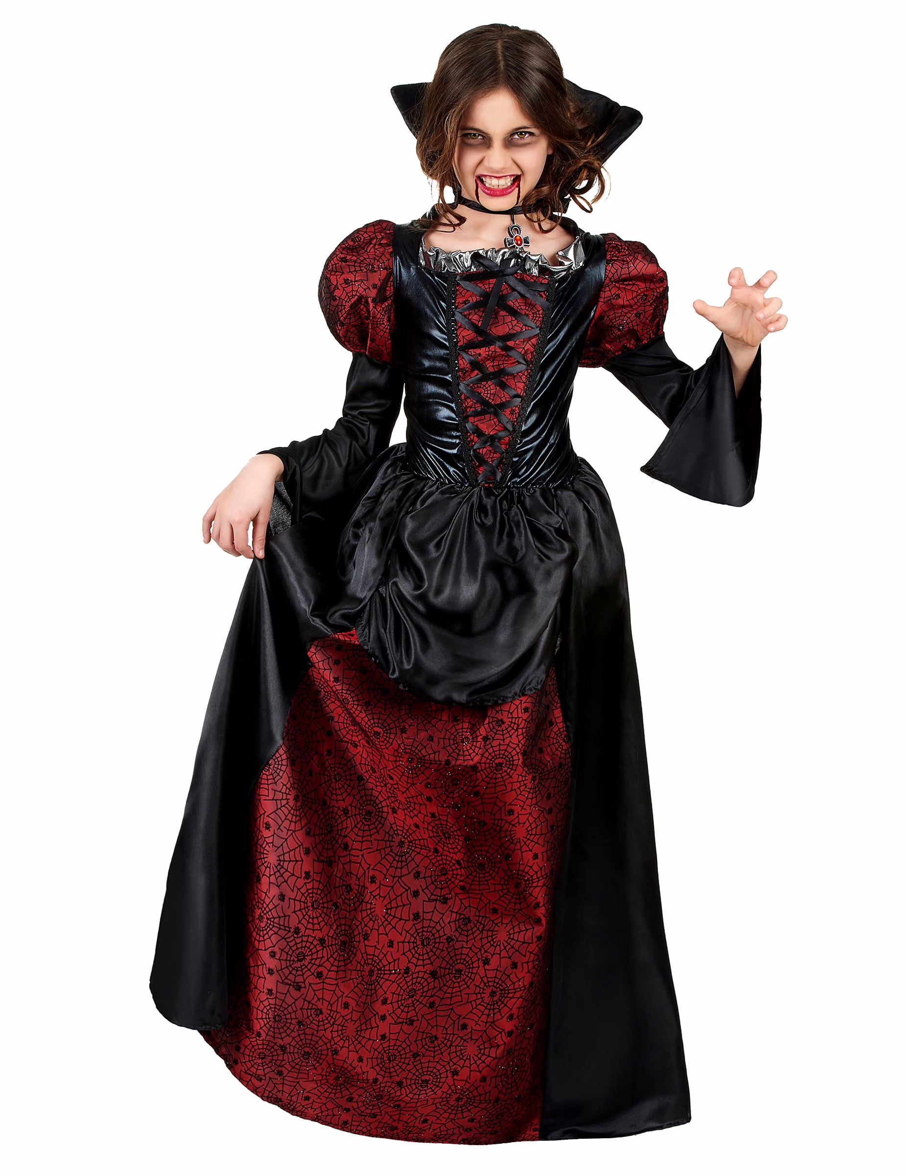 Déguisement vampire manches bouffantes fille Déguisetoi